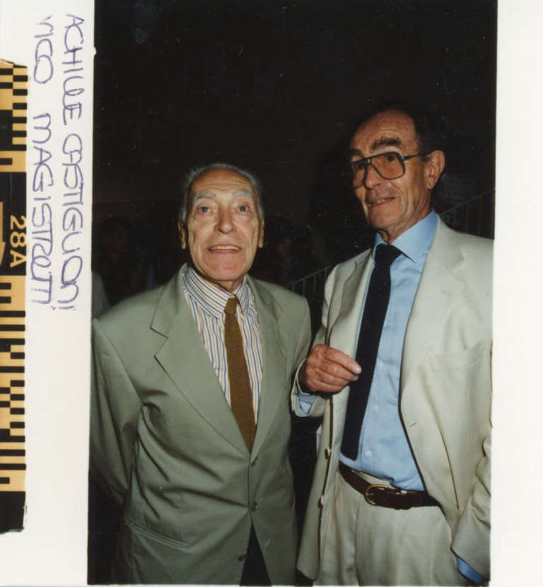 Achille Castiglioni e Vico Magistretti