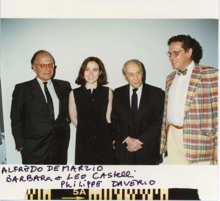 Alfredo De Marzio, Barbara e Leo Castelli, Philippe Daverio