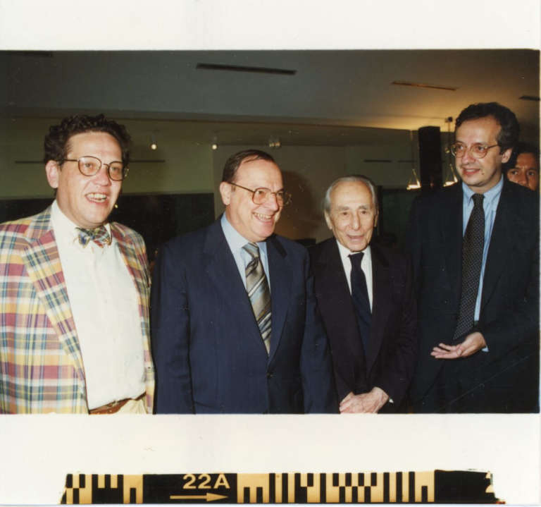 Philippe Daverio, Marco Formentini, Leo Castelli e Walter Veltroni