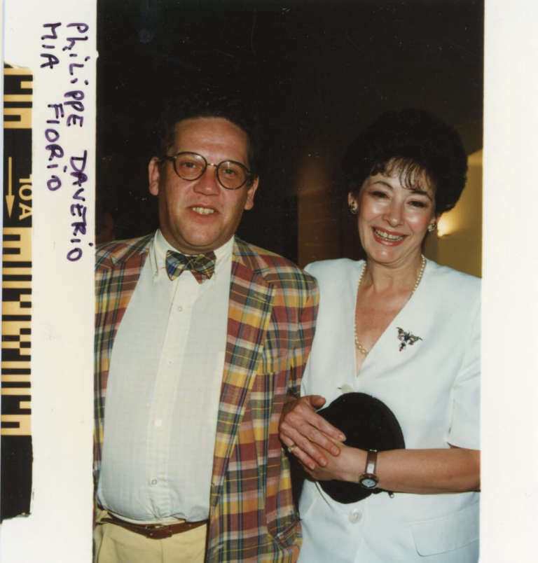 Philippe Daverio e Mia Fiorio